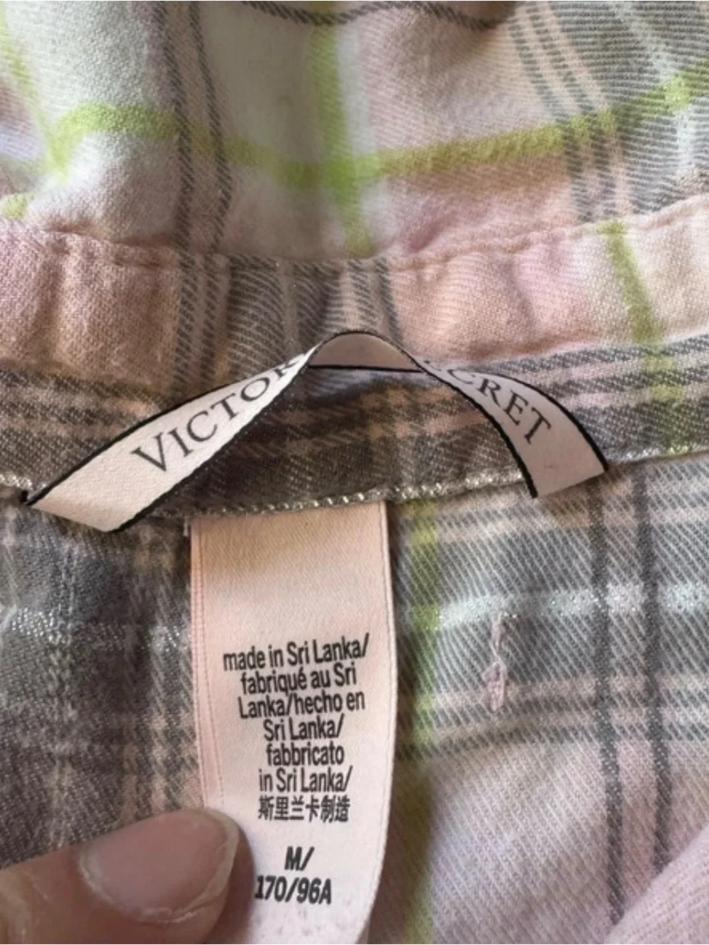Victorias Secret soft plaid